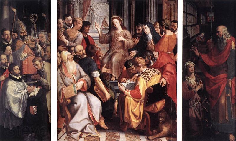 FRANCKEN, Ambrosius Jesus among the Doctors dh Spain oil painting art